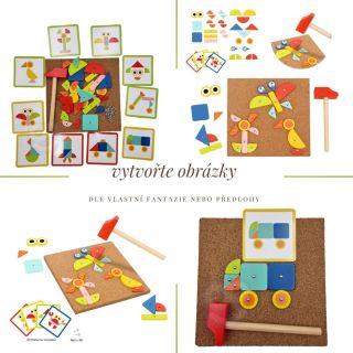 📸 Kreativní stavebnice ze dřeva pro děti! 🏗️🌳 Podpořte kreativitu a manuální dovednosti vašich dětí s našimi dřevěnými...